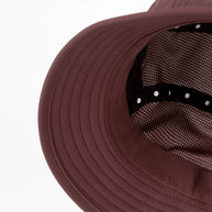 GOBucket-Comp-Athletics by Ciele in dark brown with reworked fabrics designed for athletic use and performance running in Canada