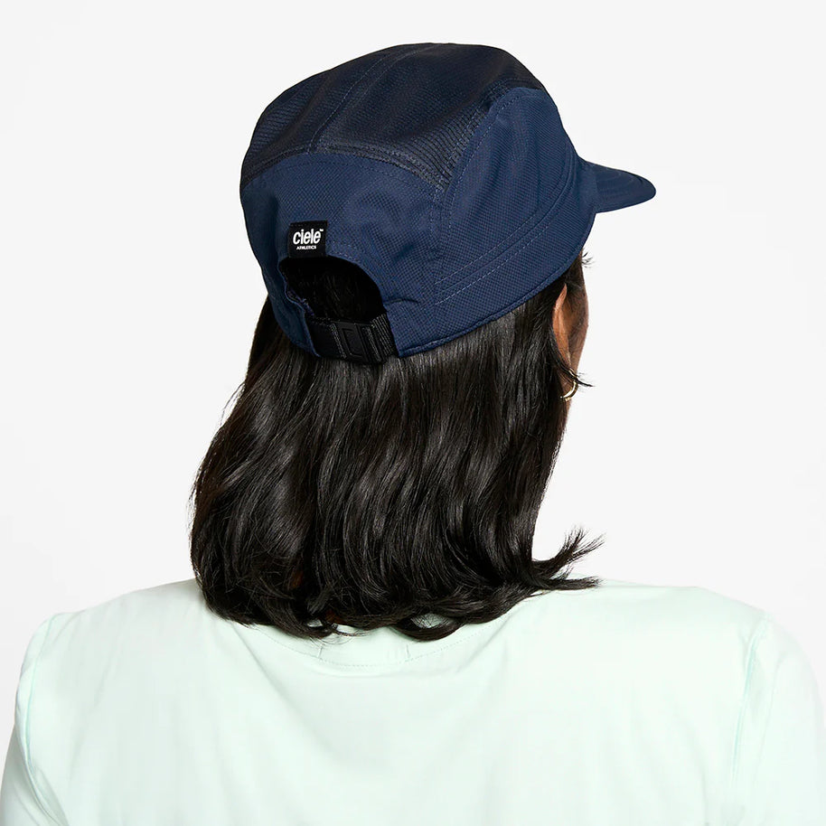 GOCap - Classic - Athletics by Ciele in navy blue with reflective logo, durable fabric for running and outdoor use in Canada