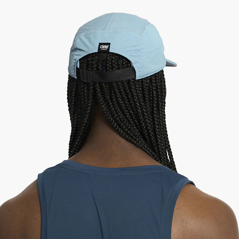 GOCap - Classic - Athletics by Ciele in light blue with reflective logo, durable fabric, ideal for running and outdoor athletic use in Canada