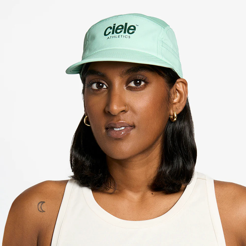 GOCap - Classic - Athletics by Ciele in light mint with reflective logo, breathable fabric cap ideal for running and athletic use in Canada