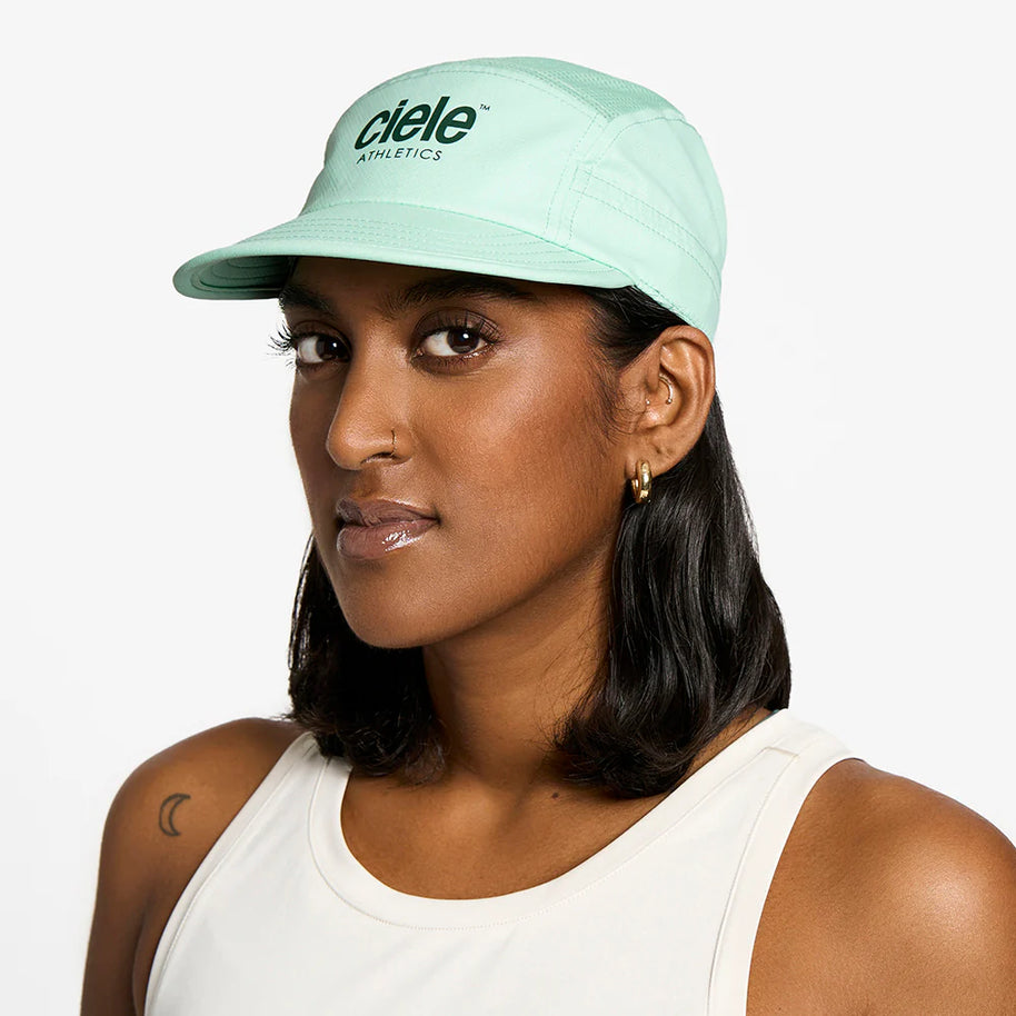 GOCap - Classic - Athletics by Ciele in light green with reflective logo, lightweight running cap ideal for road running and outdoor activities in Canada