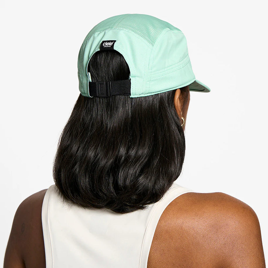 GOCap - Classic - Athletics by Ciele in light mint green with adjustable strap and reflective logo, lightweight running cap ideal for outdoor use