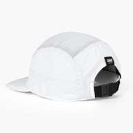 GOCap - Classic - Athletics by Ciele in white with reflective logo, breathable mesh, lightweight running cap for outdoor athletics and training
