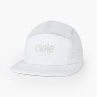 GOCap - Classic - Athletics by Ciele in white with reflective logo, breathable lightweight running cap ideal for outdoor athletics and casual wear
