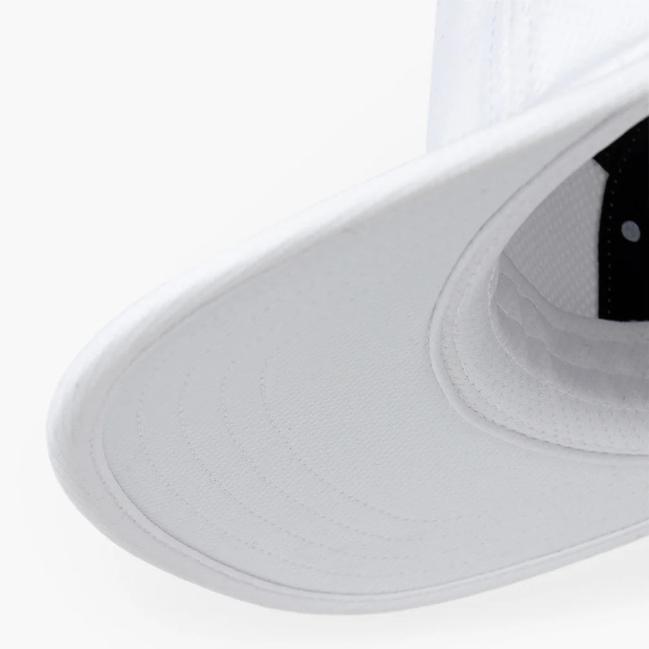 GOCap - Classic - Athletics by Ciele in white with reflective logo, lightweight breathable cap for running and outdoor athletics in Canada