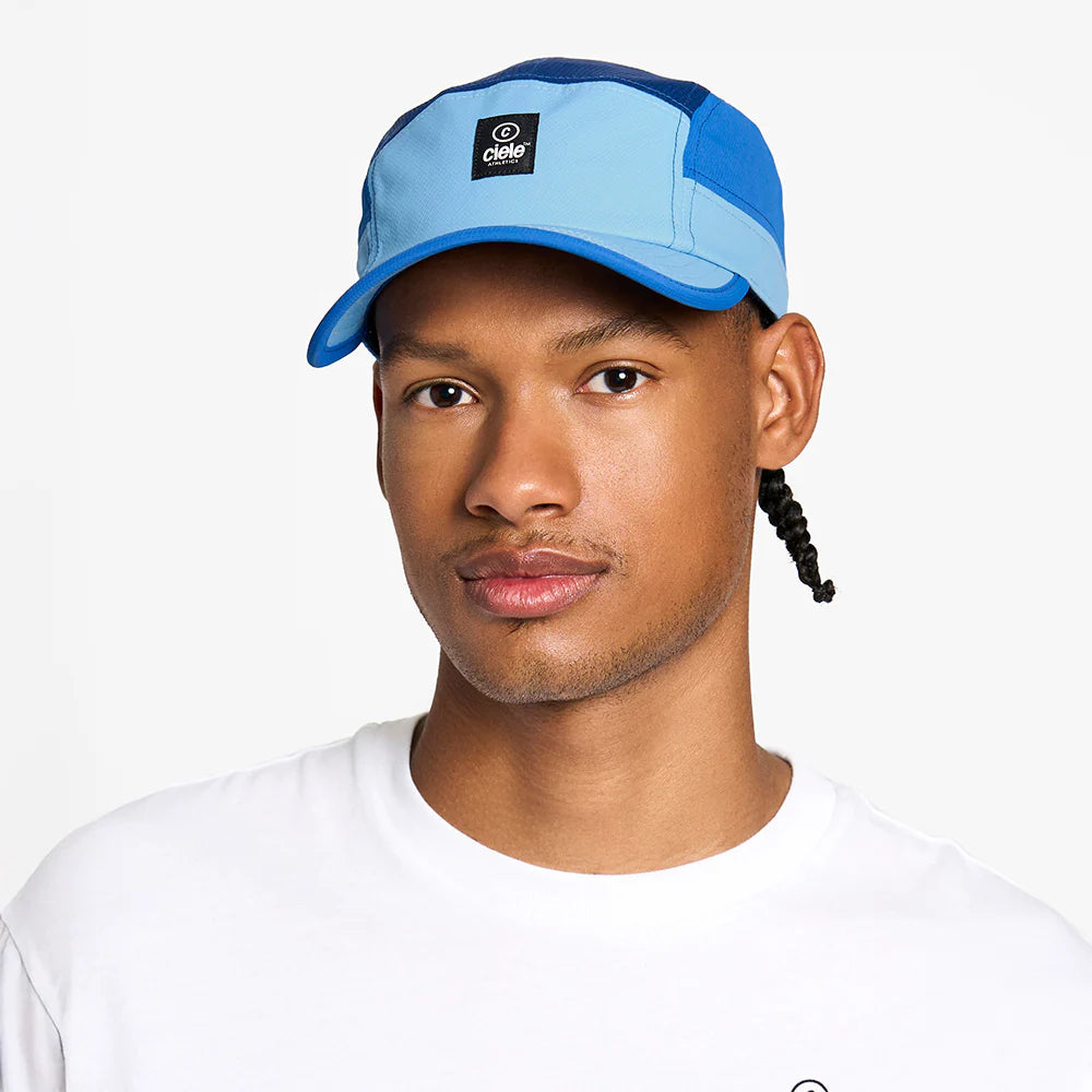 GOCapSC - Classic - CPlusBox by Ciele in blue shades with SOFTcurve pre-curved brim and COOLmat technology, ideal for running and outdoor use