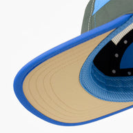 GOCap - Field - IconicBar by Ciele in blue and beige with coolmatic plus flowmesh for maximum ventilation ideal for running and outdoor use