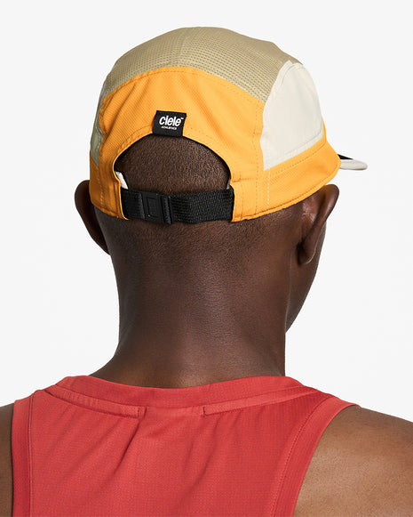 GOCap - Field - IconicBar by Ciele in yellow and beige with coolmatic plus flowmesh for max ventilation, ideal for running and outdoor use in Canada