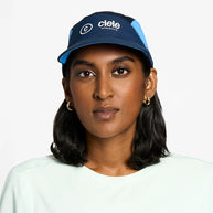 FSTCapSC - Classic by Ciele in navy and light blue with low profile fit and GOCap brim, breathable running cap ideal for outdoor use in Canada