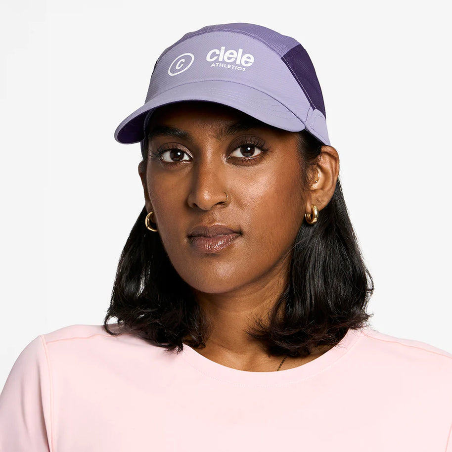 FSTCapSC - Classic by Ciele in purple and lavender with low profile fit and GOCap brim, breathable mesh for running and outdoor use