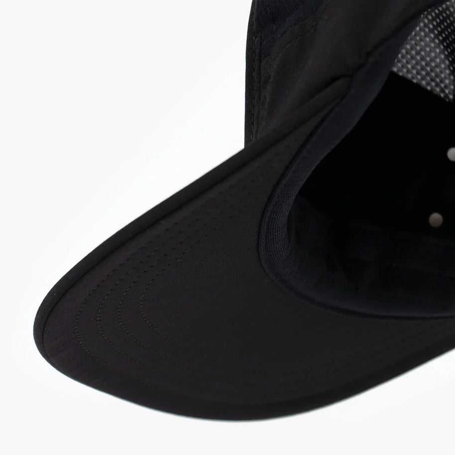 GOCap - Comp - Century by Ciele in black, stretch flexweave fabric with fitted comfort and UPF 50+ protection for running and outdoor use