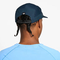 GOCap - Comp - Century by Ciele in navy blue with stretch flexweave fabric, UPF 50+ protection, fitted running cap ideal for outdoor use