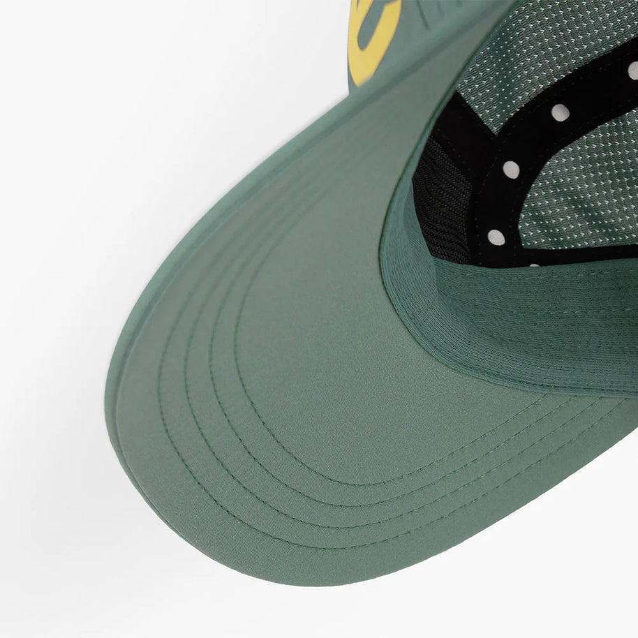 GOCap - Comp - Century by Ciele in green with stretch flexweave fabric and UPF 50 protection, ideal for running and outdoor use