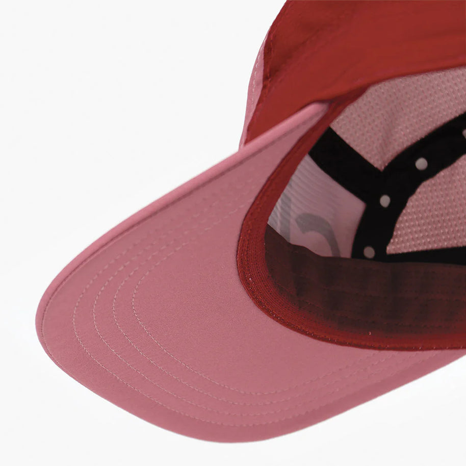 GOCap - Comp - Century by Ciele in red and pink with stretch flexweave fabric, fitted comfort, UPF 50+ protection for running and outdoor use in Canada