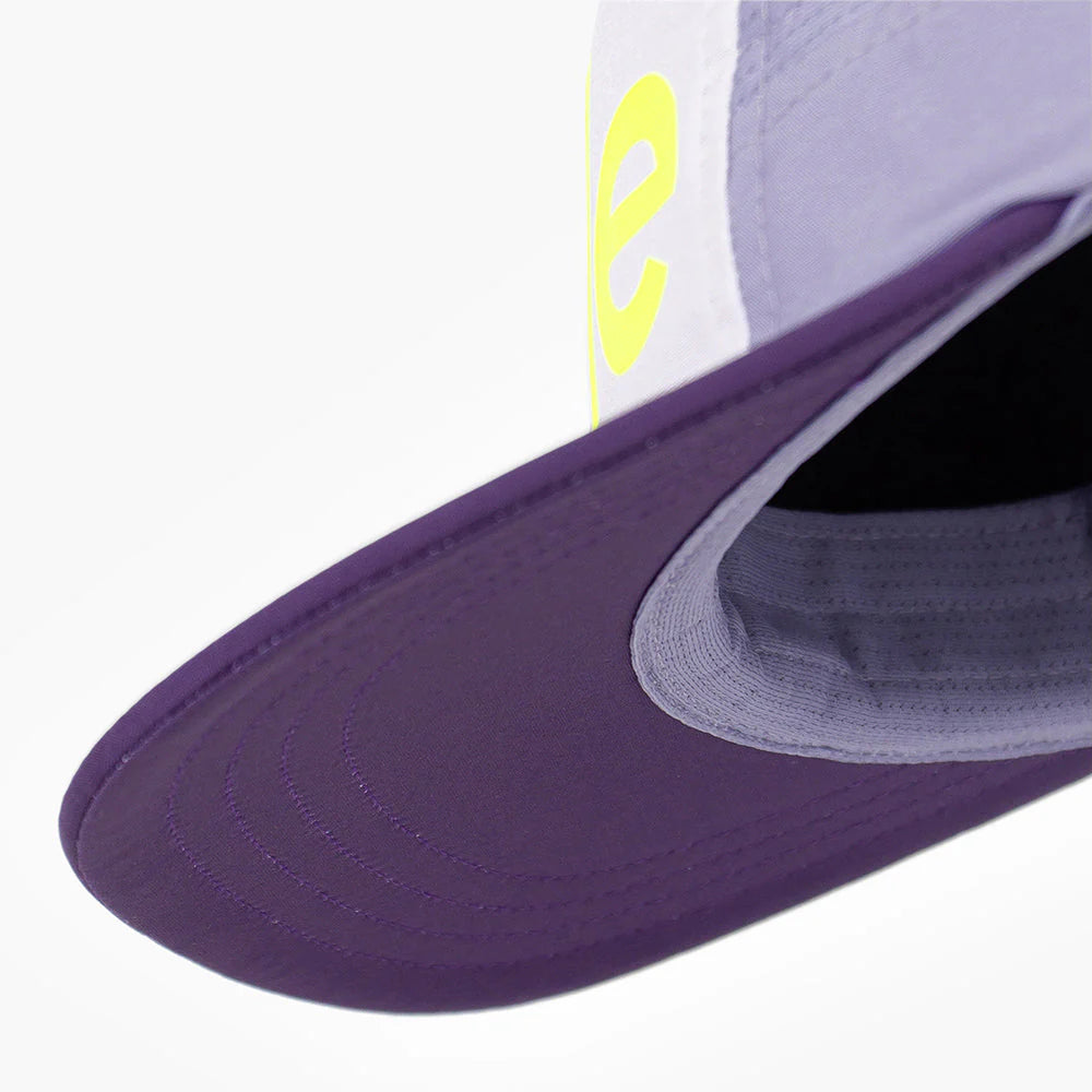 GOCap - Comp - Century by Ciele in purple and grey with stretch flexweave fabric and UPF 50+ protection for running and outdoor use in Canada