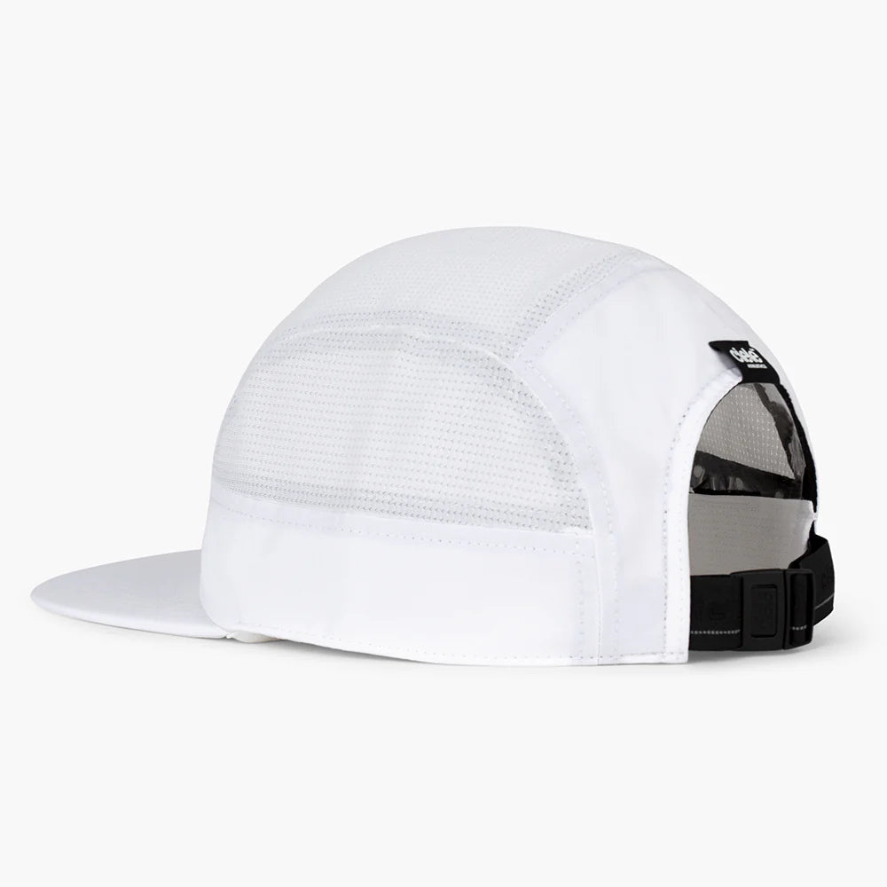 GOCap - Comp - Century by Ciele in white with stretch flexweave fabric, fitted comfort, UPF 50+ protection, ideal for running in Canada