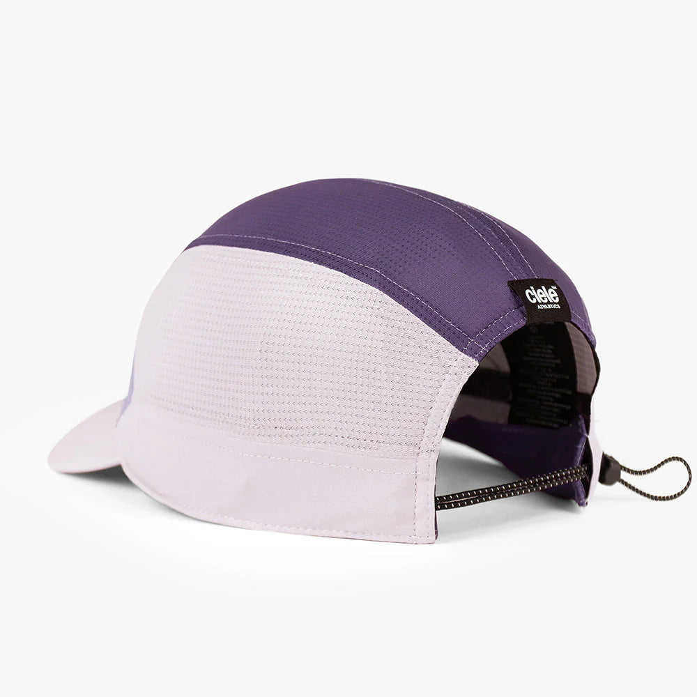FSTCapSC - Comp - IconicVC by Ciele in purple and light lavender with UPF protection low profile fit flexweave fabric for running and outdoor use