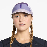 FSTCapSC - Comp - IconicVC by Ciele in purple and lavender, low profile cap with Flexweave fabric and UPF protection, ideal for running in Canada