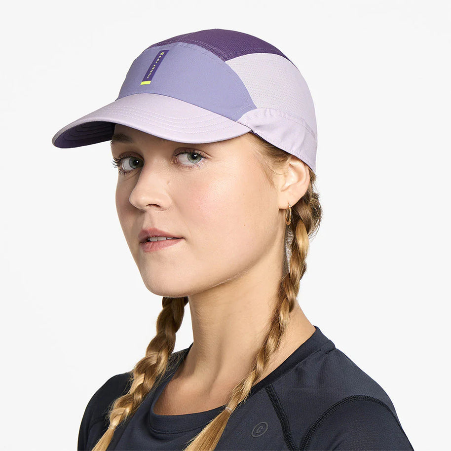 FSTCapSC - Comp - IconicVC by Ciele in purple and lavender low profile running cap with flexweave fabric and UPF protection for competition running