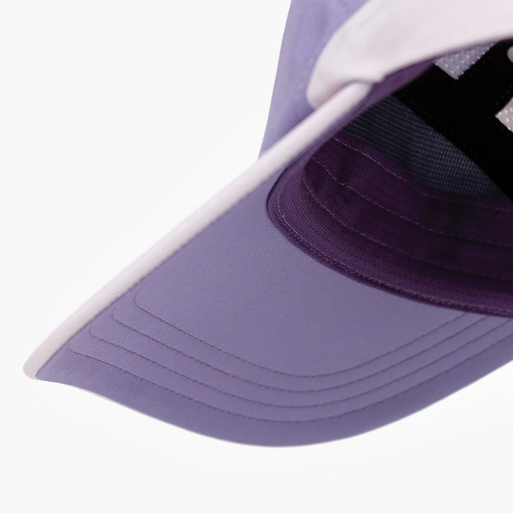 FSTCapSC - Comp - IconicVC by Ciele in purple and white low profile running cap with Flexweave fabric and UPF protection for outdoor running