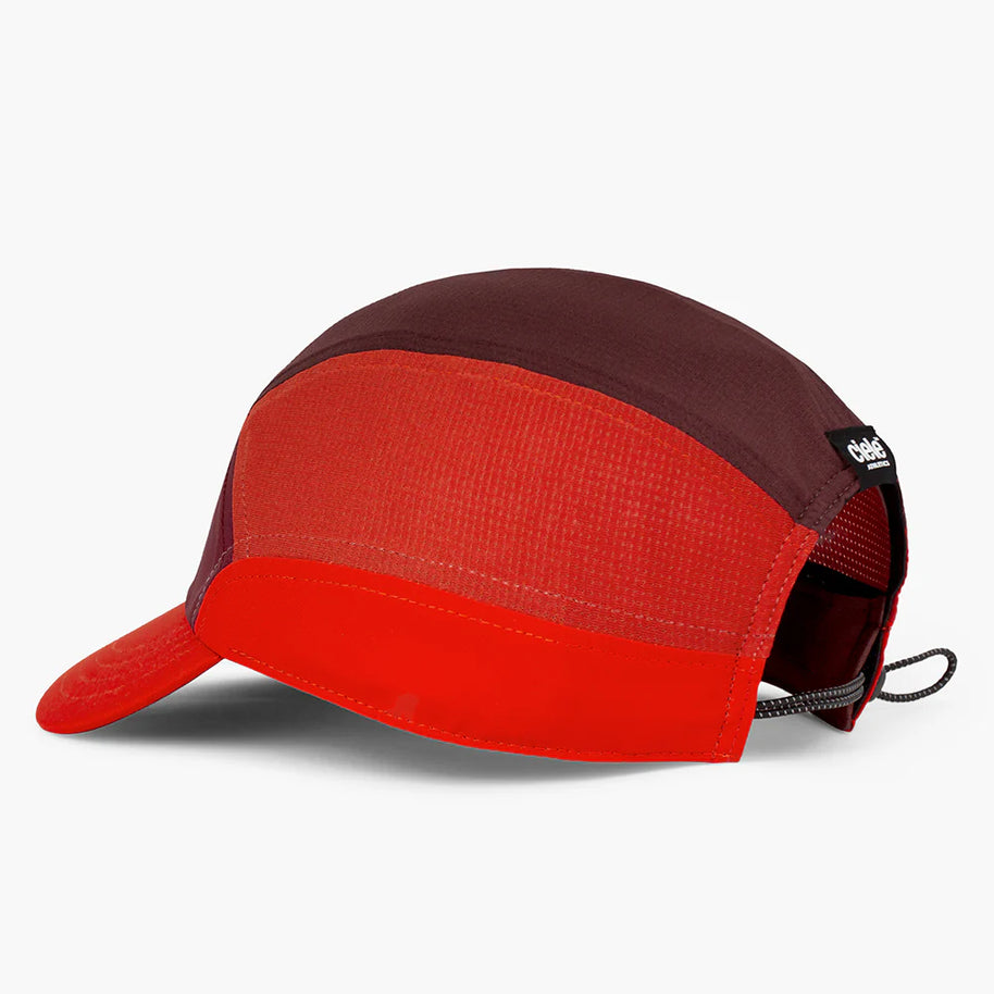 FSTCapSC - Comp - IconicVC by Ciele in red and burgundy low profile running cap with flexweave fabric and UPF protection for competition use