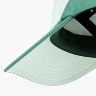FSTCapSC - Comp - IconicVC by Ciele in light green with flexweave fabric, mikramesh, UPF protection, low profile cap for running and outdoor use