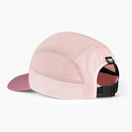 GOCapSC - Comp - Ccube by Ciele in pink tones with reflective label, stretch flexweave fabric, soft curved running cap ideal for comfort and fit