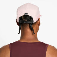 GOCapSC - Comp - Ccube by Ciele in light pink with reflective label, stretch flexweave fabric for fitted comfort, ideal for running and outdoor use