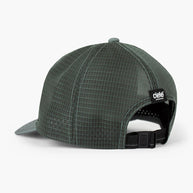 TRLCapSC - Comp - Onehundred by Ciele in dark green with higher crown design for improved air circulation and faster cooling, ideal for running