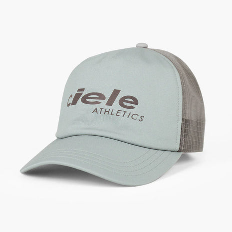 TRLCapSC - Comp - Onehundred by Ciele in light blue and grey with higher crown for faster cooling, ideal for running and outdoor use