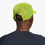 TRLCapSC - Comp - Onehundred by Ciele in bright yellow with higher crown for air circulation, lightweight running cap from Canada