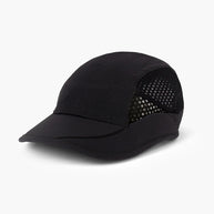 FSTCap-Elite-Ethereal by Ciele in black with lightweight breathable mesh, ultra-light technical running cap for Canada runners and outdoor use