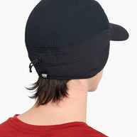 FSTCap SC - FLTWND - Iconic Athletics by Ciele in black with carbon fleece for warmth, breathability, and temperature regulation, ideal for running