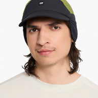 FSTCap SC - FLTWND - Iconic Athletics by Ciele in black and green with DIAMAfleece carbon for warmth and breathability, ideal for winter running