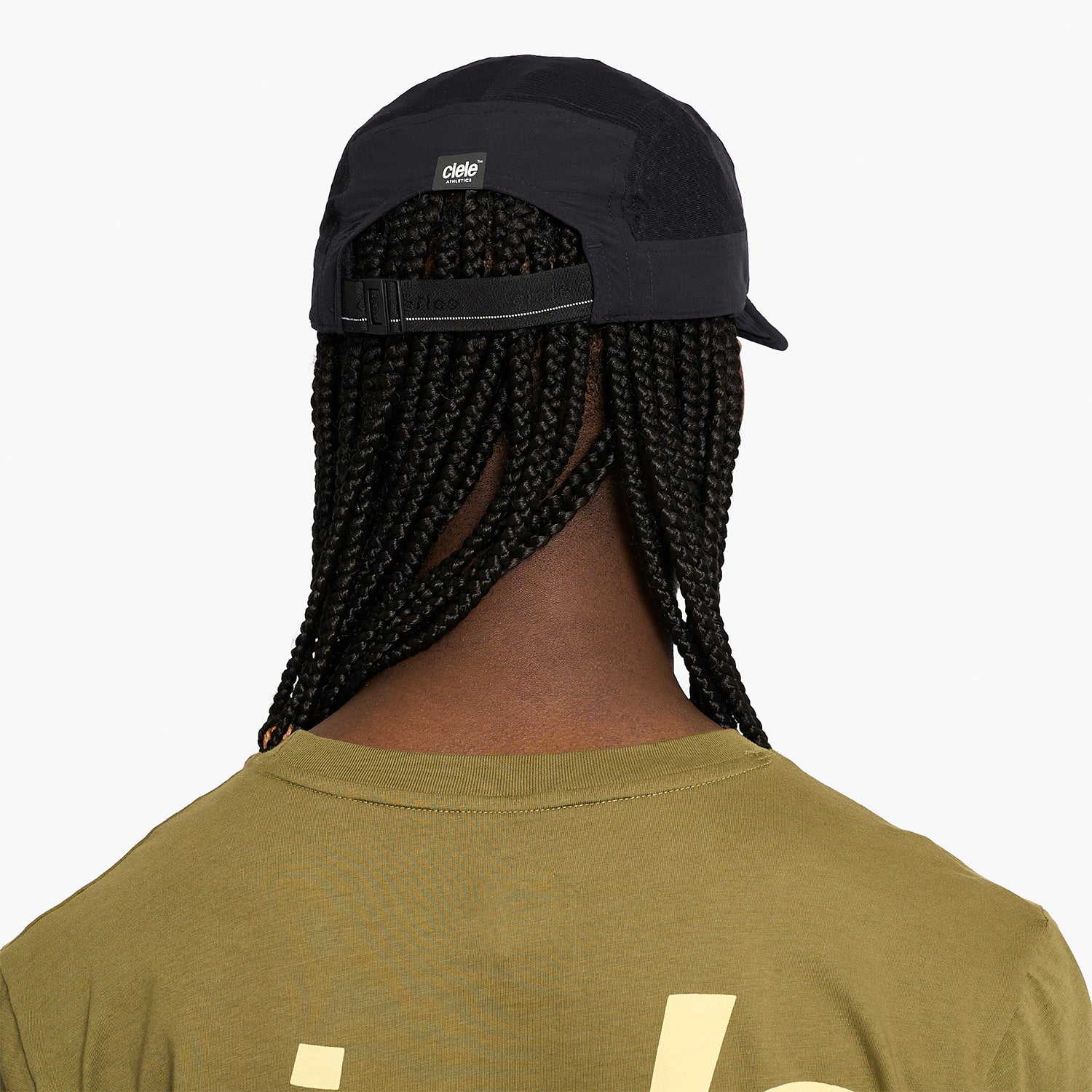 GOCap-Elite by Ciele in black with breathable mesh panels, ultra-lightweight running cap designed for fast performance and comfort