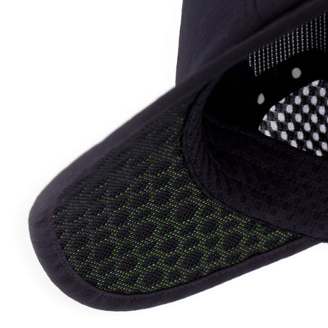 GOCap-Elite by Ciele in black with breathable mesh panels, ultra-lightweight running cap designed for performance and cooling during runs