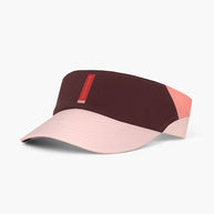 FSTVisorSC - Comp - IconicVC by Ciele in burgundy and pink with quick adjust closure and lightweight softcurved brim for running and outdoor use