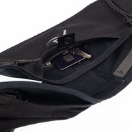 UL 1L Running Belt by Raide Research in black, lightweight trainer belt with secure zipper pocket ideal for road and trail running