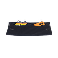 UL 1L Running Belt by Raide Research in black, lightweight trainer for road and trail runs with hydration storage and nutrition pockets