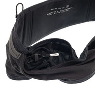 UL 1L Running Belt by Raide Research in black, lightweight running belt for hydration and nutrition on road and trail runs