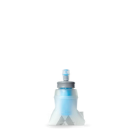 Ultra Flask + 500ml Filter Kit by Hydrapak in translucent blue and gray, lightweight flask with compact filter for safe hydration outdoors
