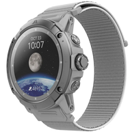 VERTIX 2S GPS Adventure Watch by Coros in grey with dual-frequency GPS, heart rate sensor, 10 ATM water resistance for outdoor adventure