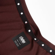 Dly Long Sleeve - Women by Ciele in deep burgundy with four-way stretch, UPF 50+, COOLmatic PLUS fabric for long runs and cooler temps