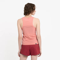 DLY Singlet - Women by Ciele in light coral, lightweight breathable singlet for running and hot weather performance in Canada