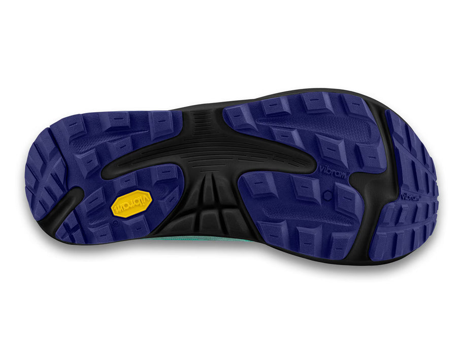Ultraventure 4 - Women by Topo Athletic in black and purple with durable Vibram sole for trail running and outdoor comfort