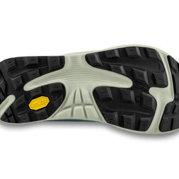 Ultraventure 4 - Women by Topo Athletic in black and light grey with durable Vibram sole for trail running and outdoor comfort