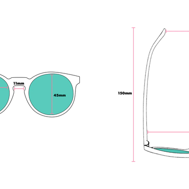 Stop, Drop, and Scroll by Goodr, blue light-blocking round glasses in blue, for home use and screen protection