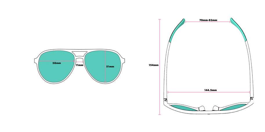 Clubhouse Closeout by Goodr in black and gray aviator frames with polarized lenses, no slip and no bounce sunglasses for golf and clubhouse use
