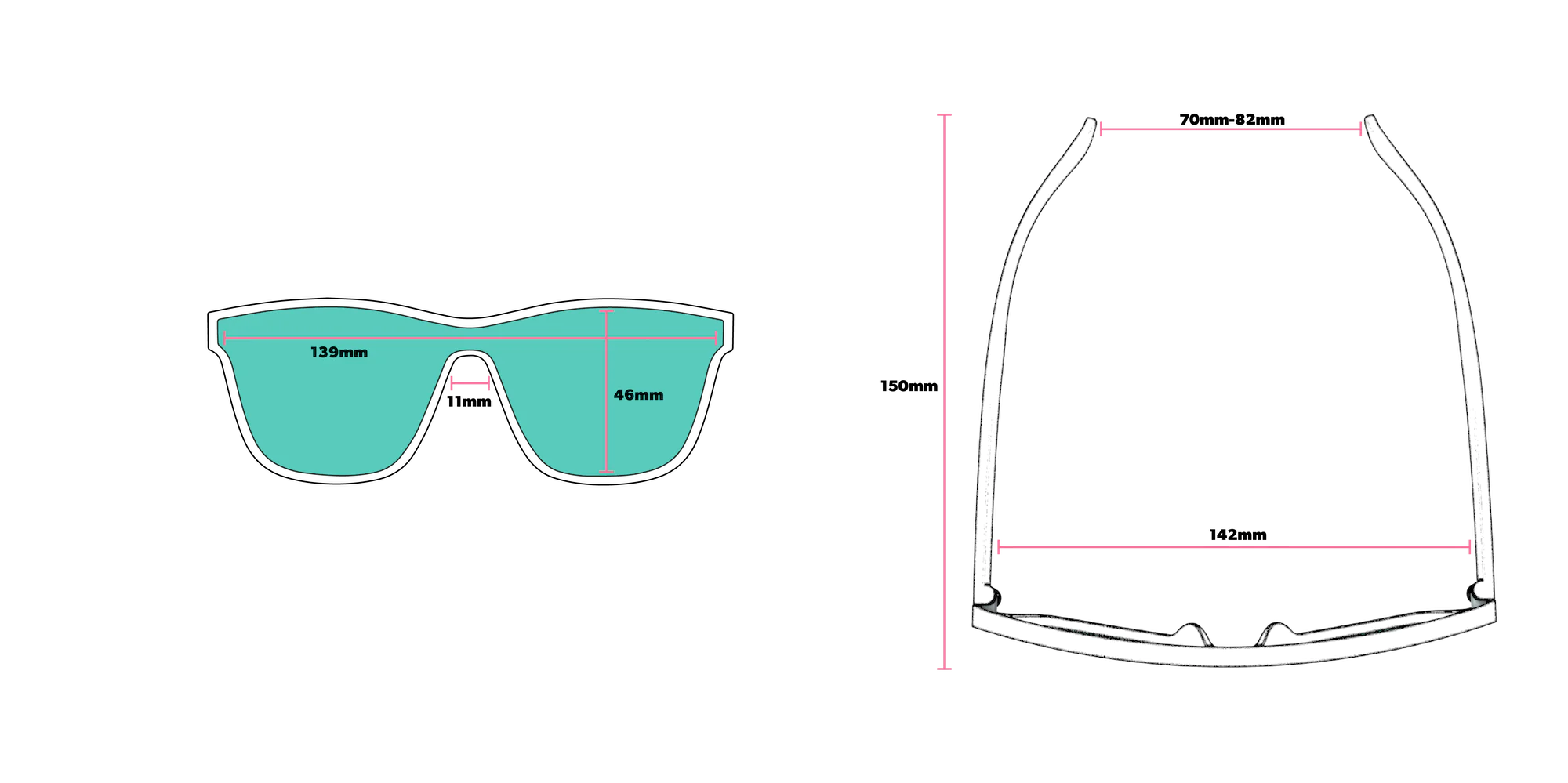 Best Dystopia Ever by Goodr in futuristic blue, lightweight sunglasses designed for crisp, innovative style and outdoor use