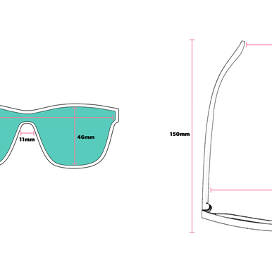 Best Dystopia Ever by Goodr in futuristic blue, lightweight sunglasses designed for crisp, innovative style and outdoor use